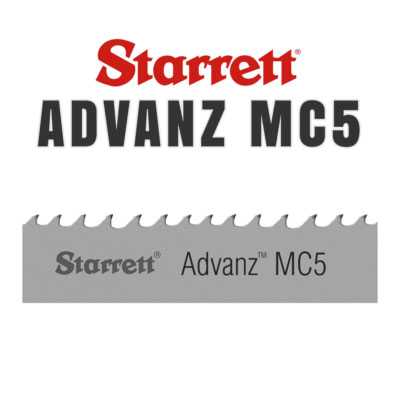 Starrett Advanz MC5 band saw blade