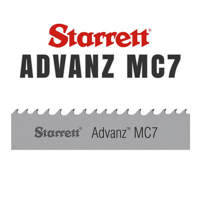 Starrett Advanz MC7 band saw blade