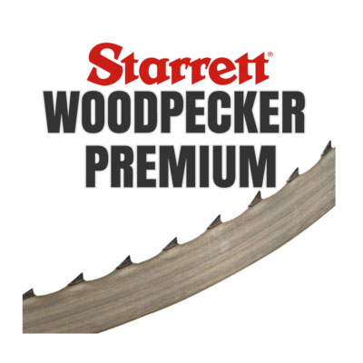 Starrett Woodpecker Premium band saw blade