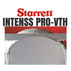 Starrett Intenss Pro-VTH cutting through metal