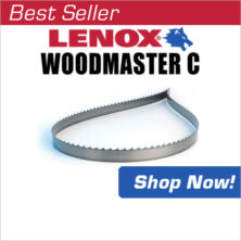 Best seller band saw blade, the Lenox Woodmaster C